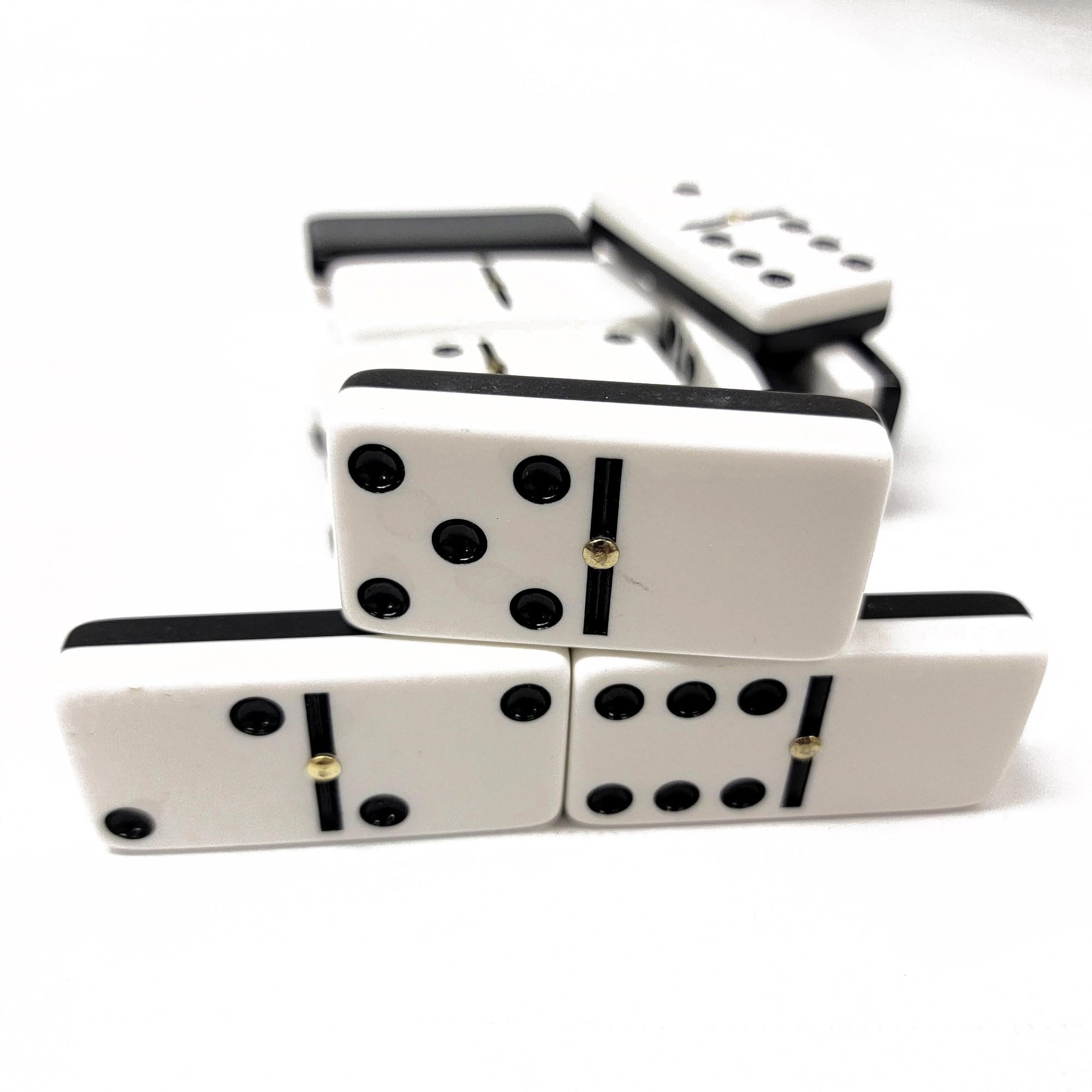 Amazon.com: Marion Domino Double 6 Black & White Two Tone